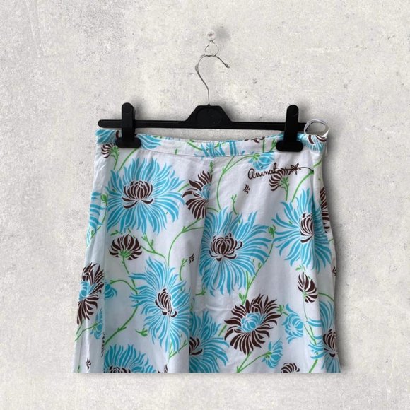 Y2K Animal Cotton Skirt, Size 8 - Picture 2 of 3